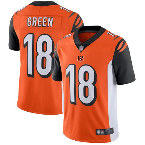 Cincinnati Bengals Limited Orange Men A J  Green Alternate Jersey NFL Footballl #18 Vapor Untouchable->cincinnati bengals->NFL Jersey